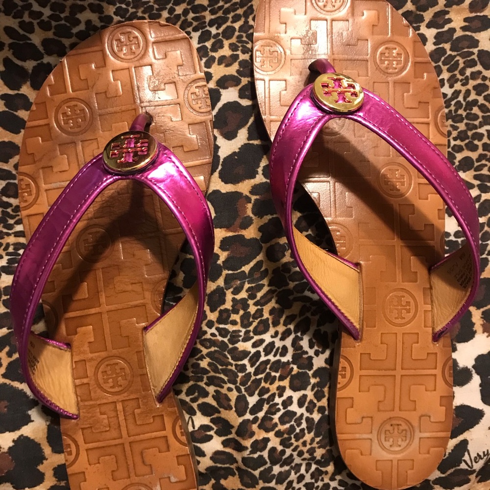 Tory Burch Fuchsia Thora sandals sz 8